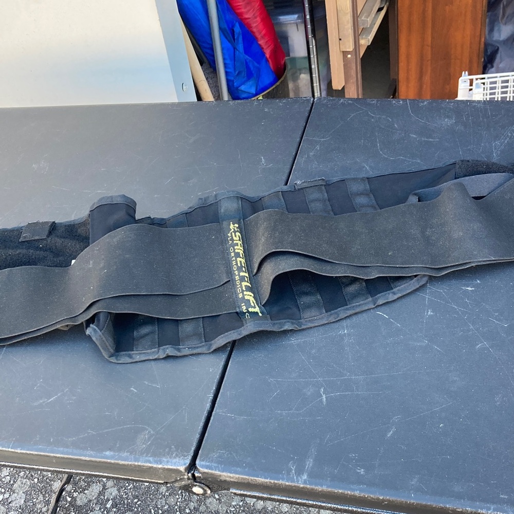 Safe Lift Back Brace Moving furniture, appliances, landscaping